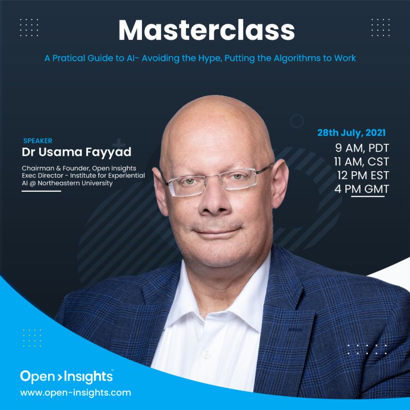 Masterclass: A Practical Guide to AI – Avoiding the Hype, Putting the Algorithms to Work